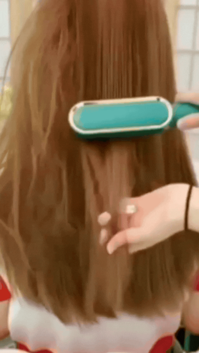Electric Hair Straightener Comb Brush